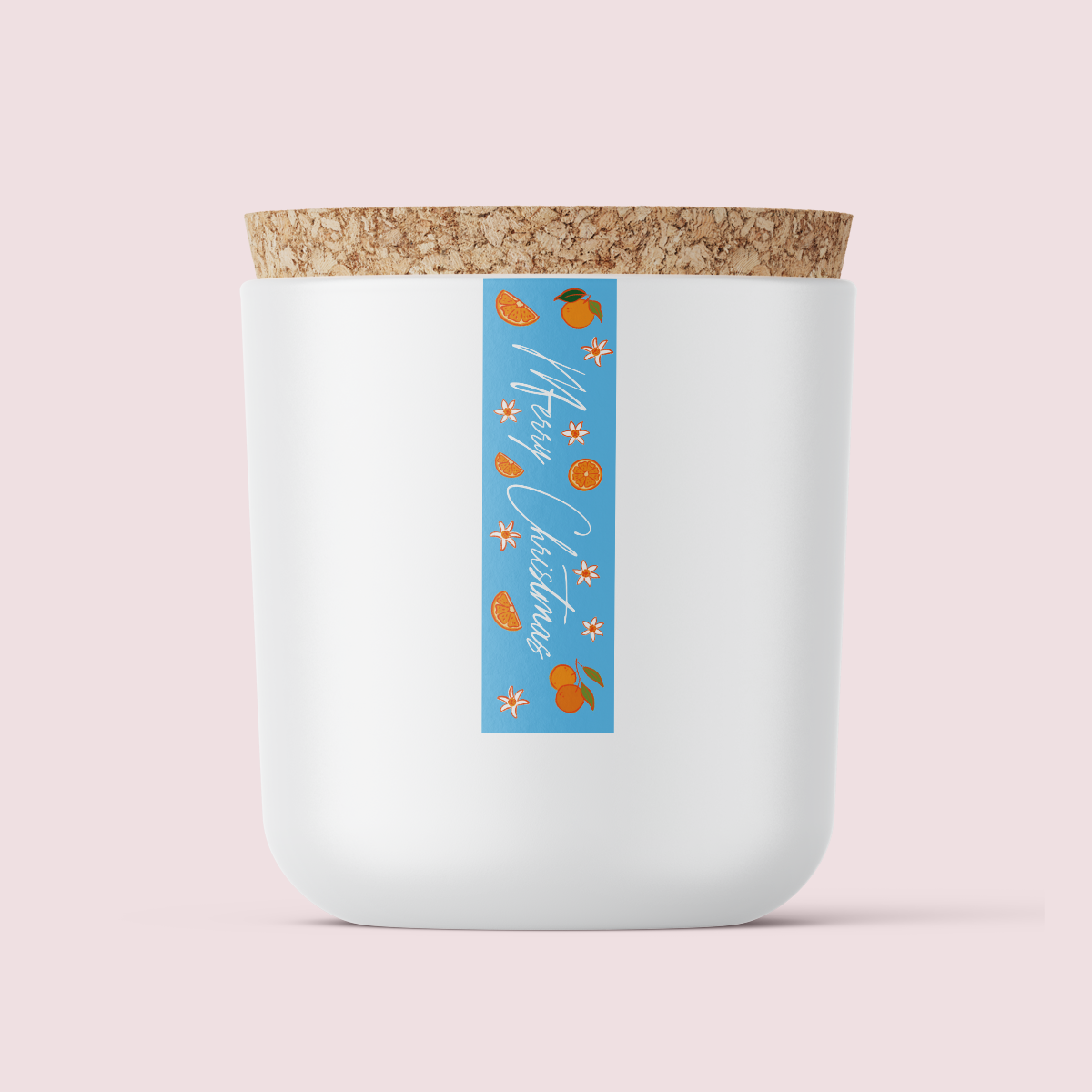 Yiscah's Pencil Box - Merry Christmas Oranges - Slim