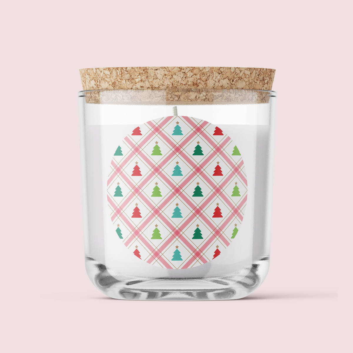 Gingham Collection - Christmas - Design One - Round