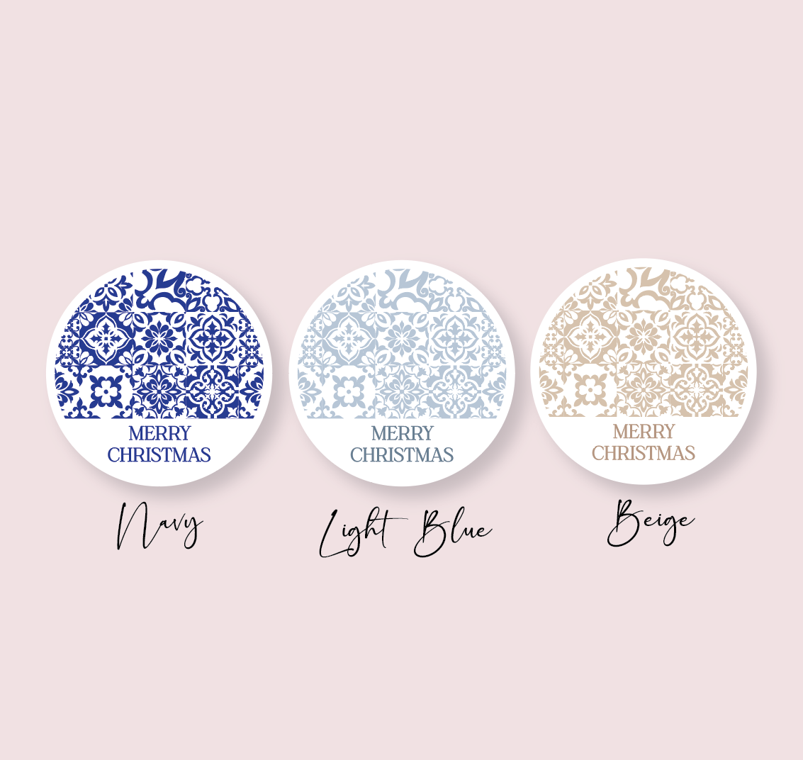 Hamptons Collection - Christmas - Design One - ROUND