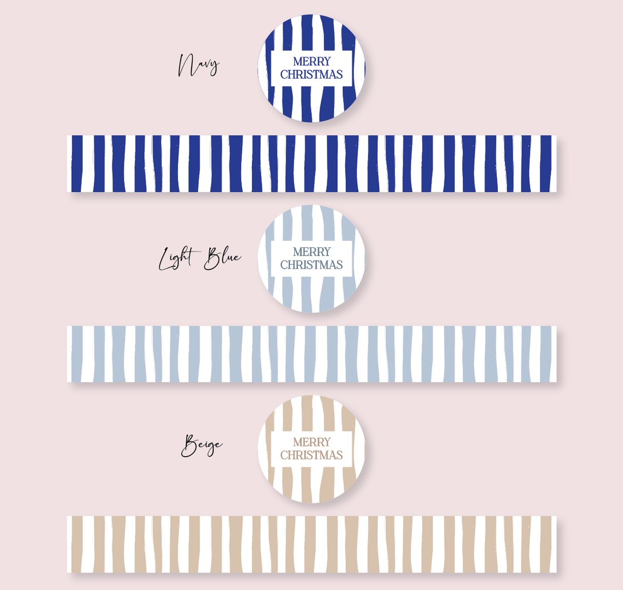 Hamptons Collection - Christmas - Design Two - TRAVEL TIN SET