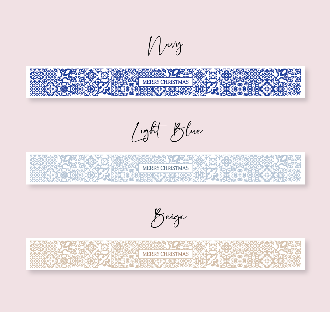 Hamptons Collection - Christmas - Design One - TRAVEL TIN WRAP