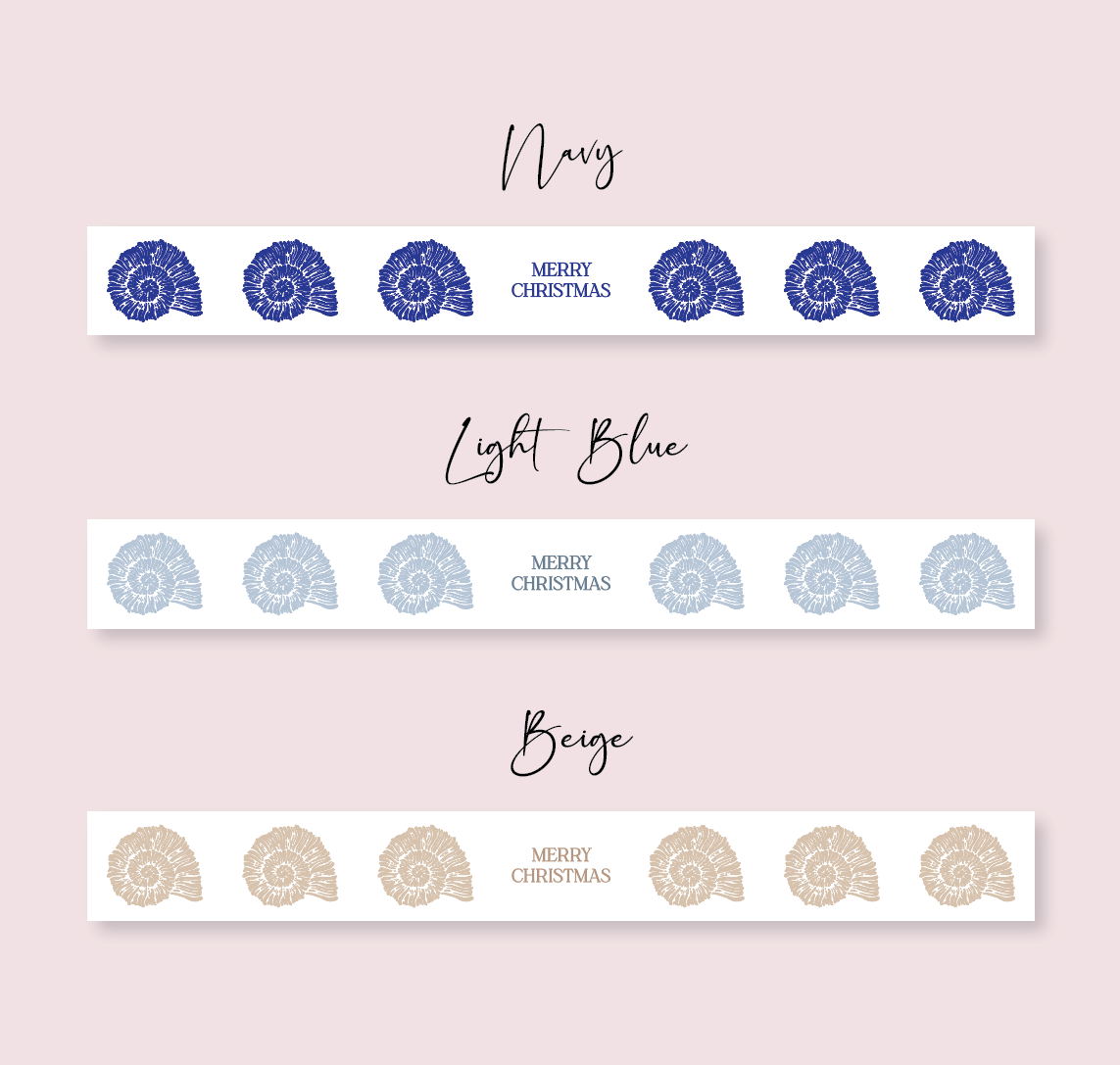 Hamptons Collection - Christmas - Design Six - TRAVEL TIN WRAP