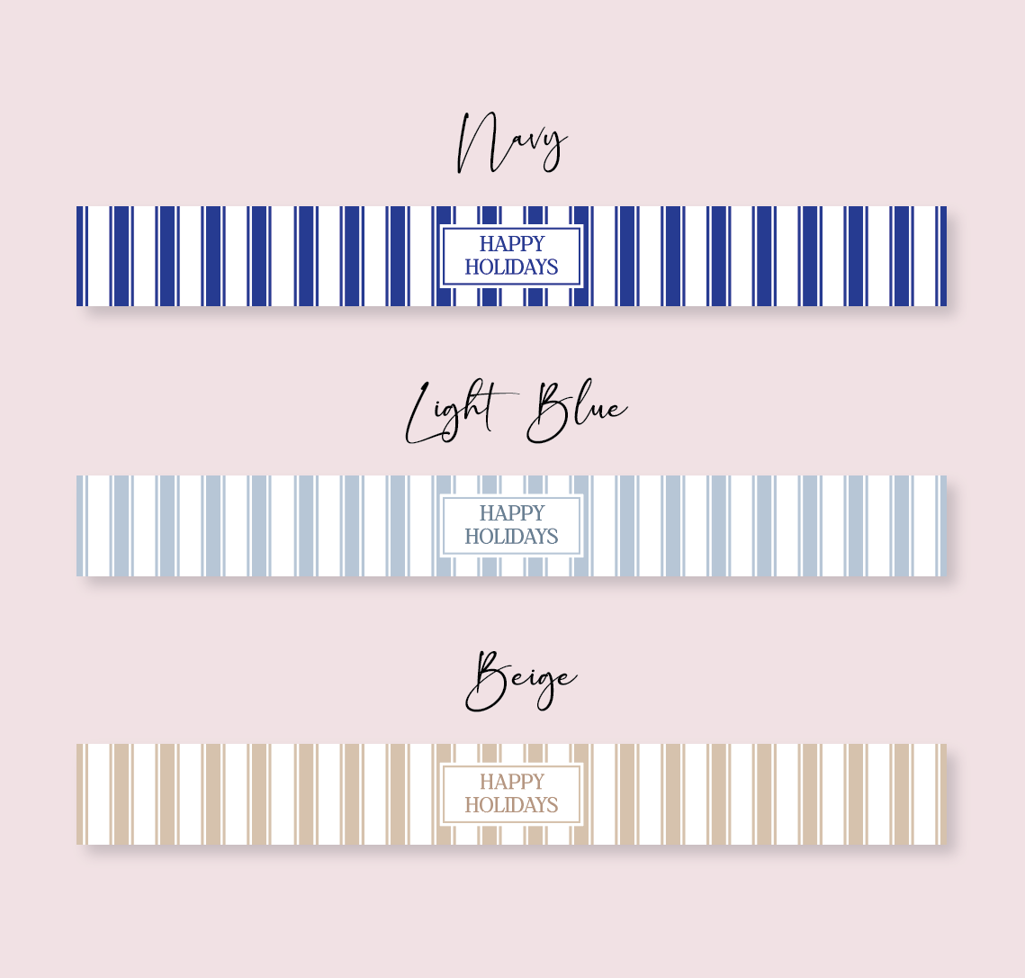 Hamptons Collection - Christmas - Design Eight - TRAVEL TIN WRAP