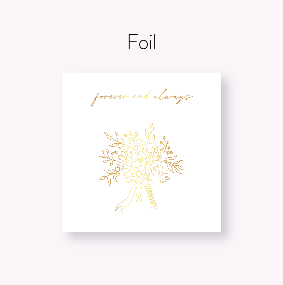 Forever and Always - SQUARE Vinyl Label Pack