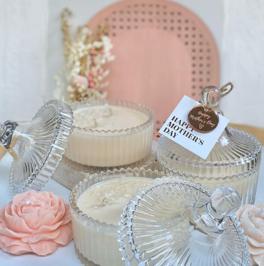 Rose Gold Foiled Swing Tag - Happy Mother's Day