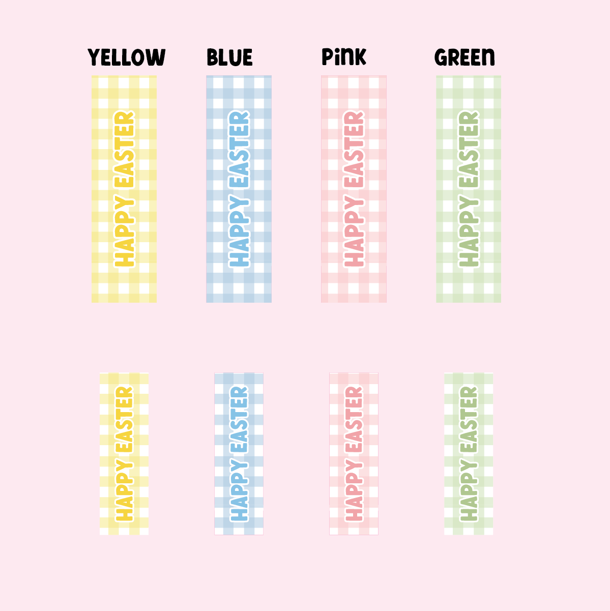 Gingham Collection - Easter - Design One - SLIM