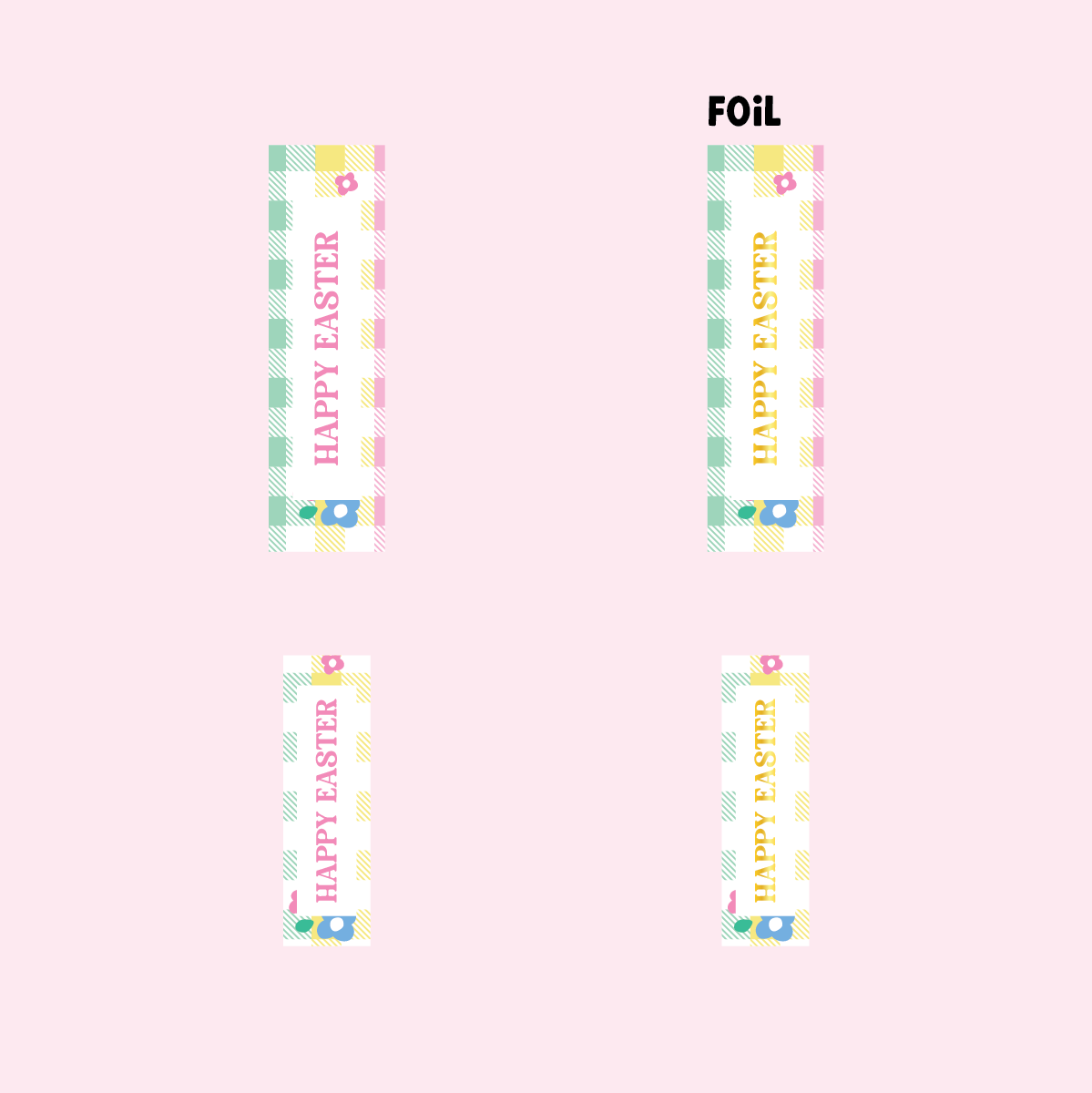 Gingham Collection - Easter - Design Three - SLIM