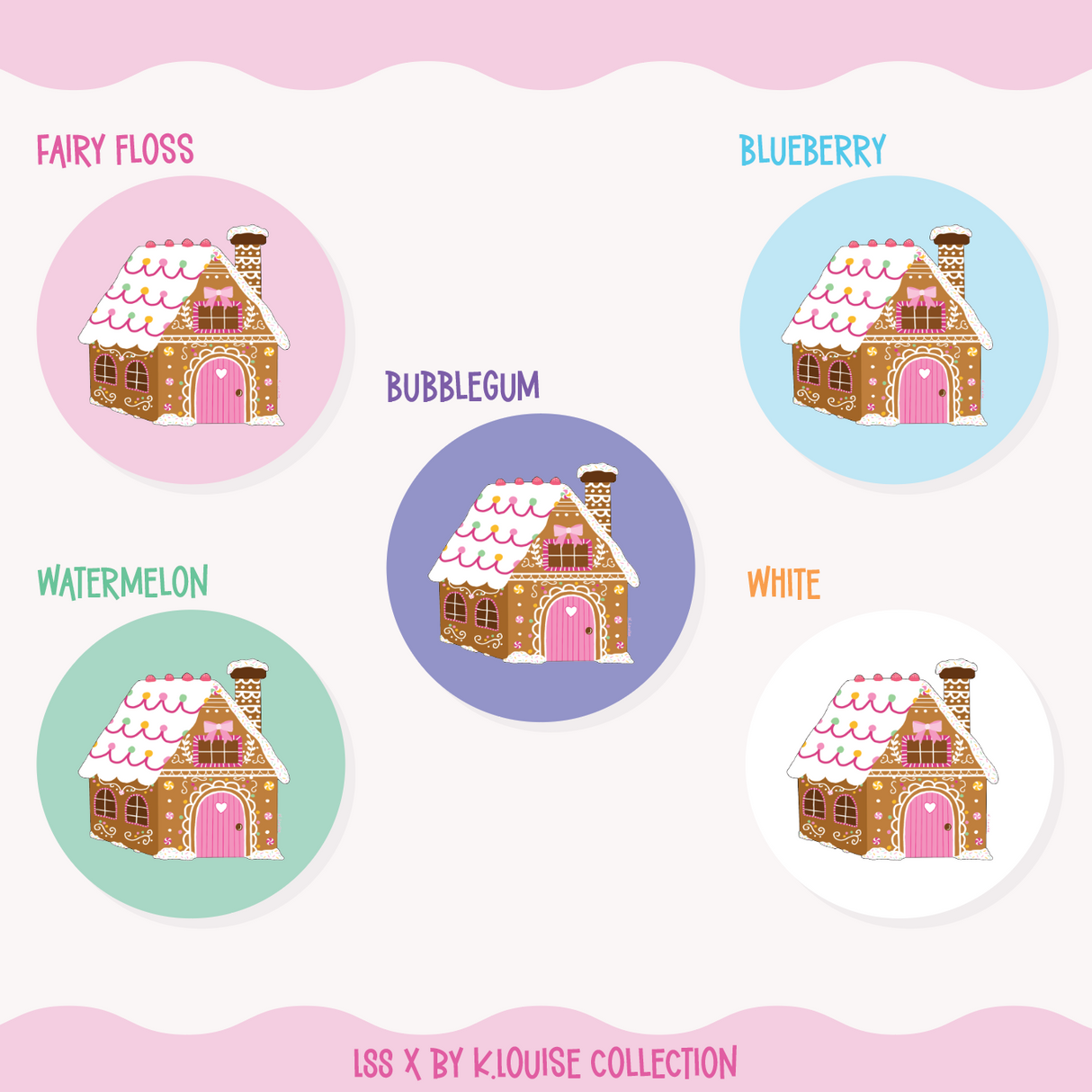 By K.Louise - Christmas Collection - Gingerbread House - ROUND
