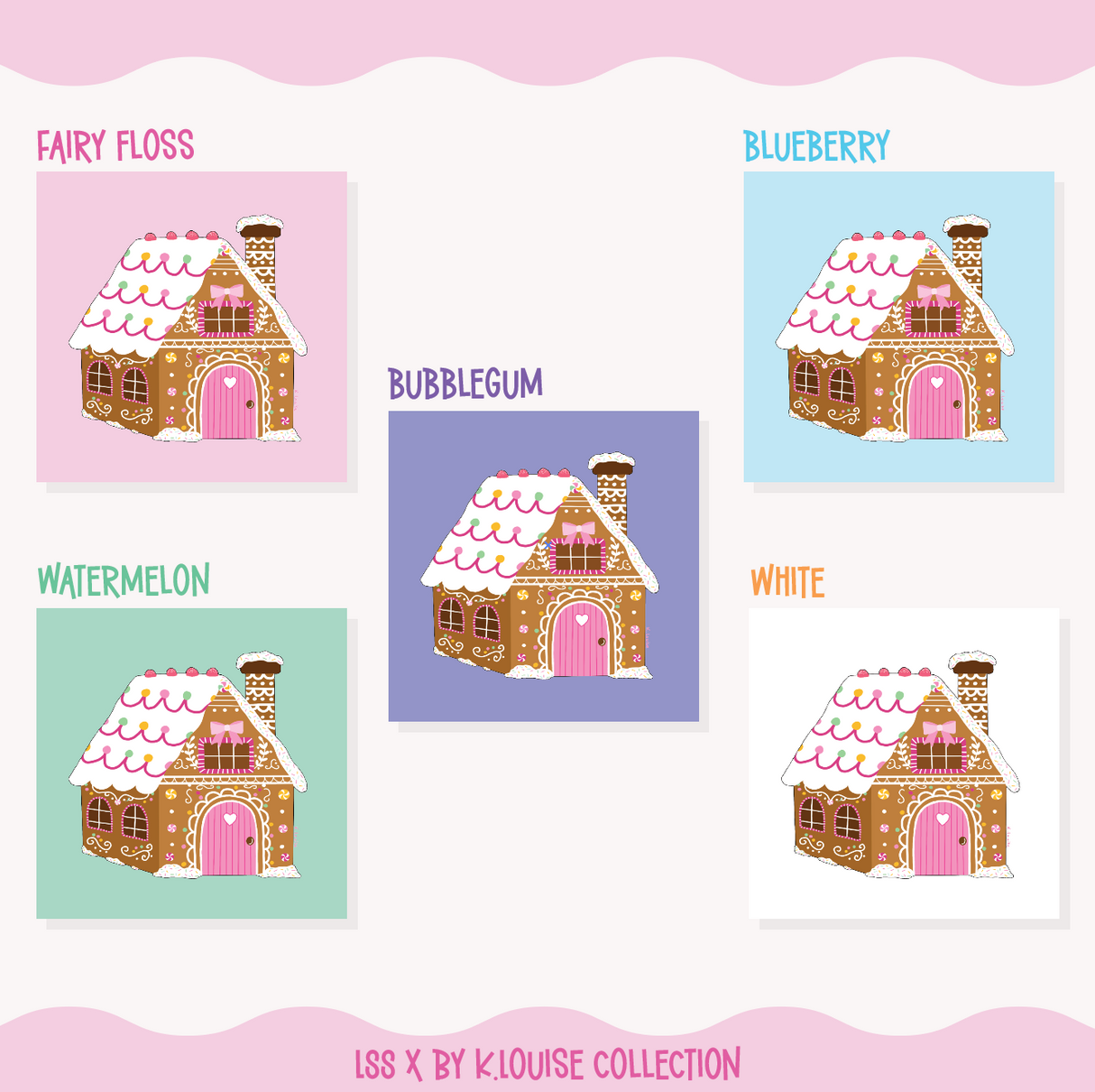 By K.Louise - Christmas Collection - Gingerbread House - SQUARE