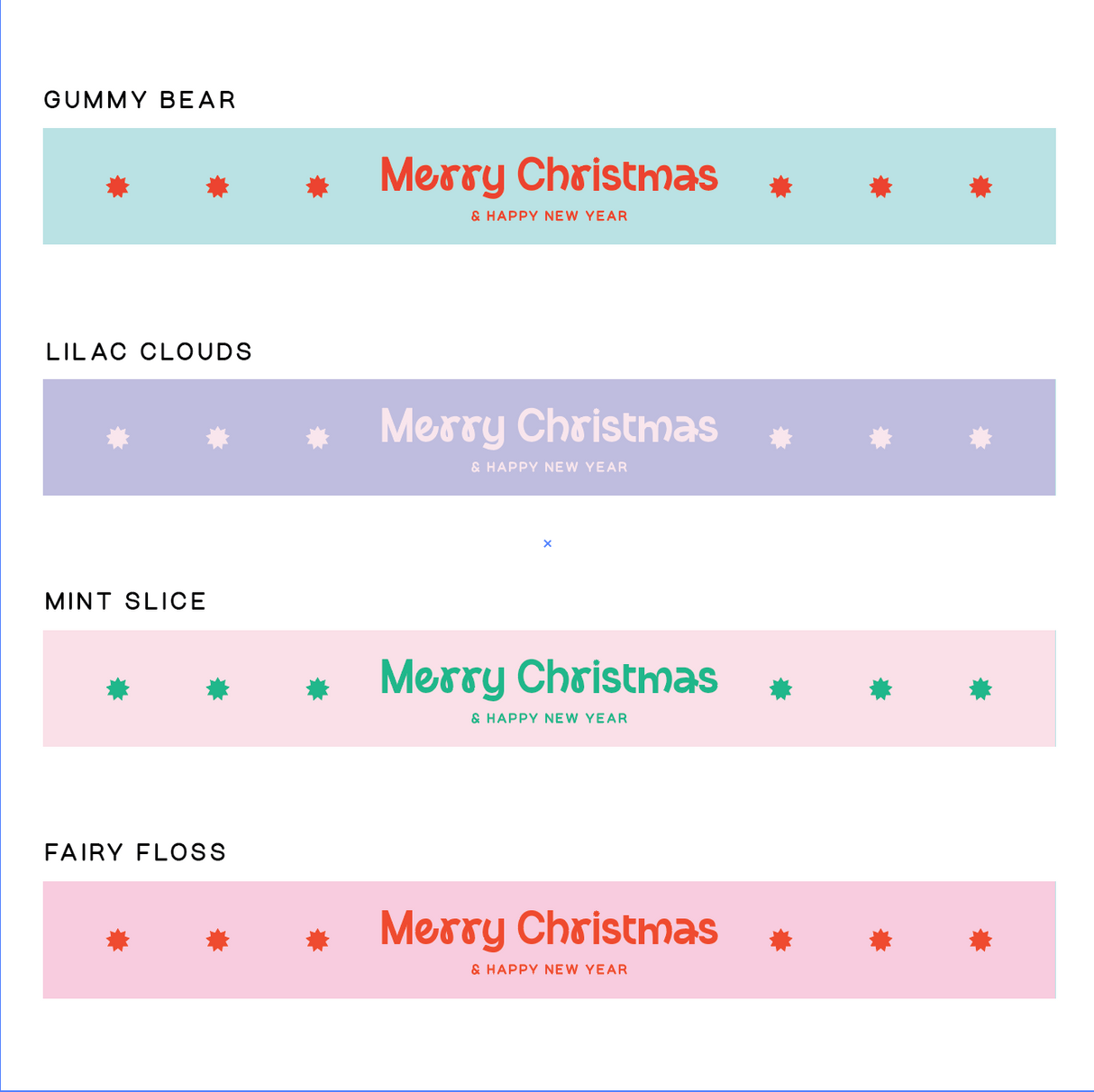 Sugar Rush Collection - Christmas Sugar - Travel Tin Wrap