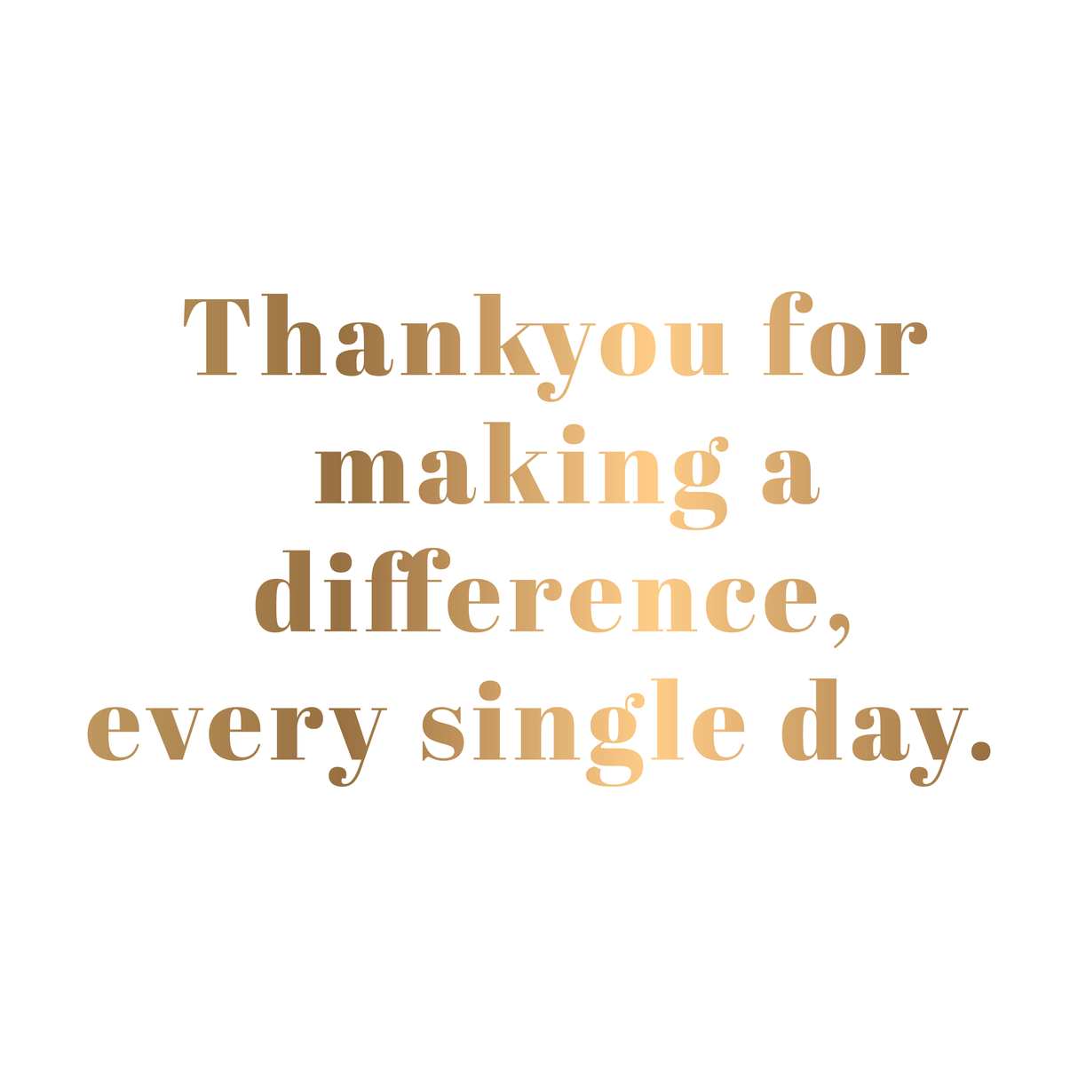 FOIL Golden Florals Teachers Appreciation Vinyl Label Pack - Design One - Round