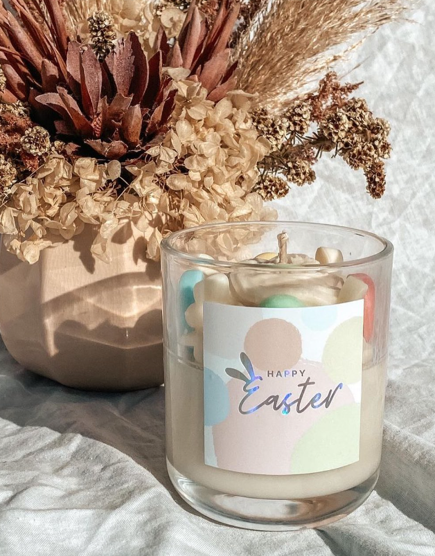 Happy Easter Spots Vinyl Label Pack (Square) Matte/Gloss/Foil