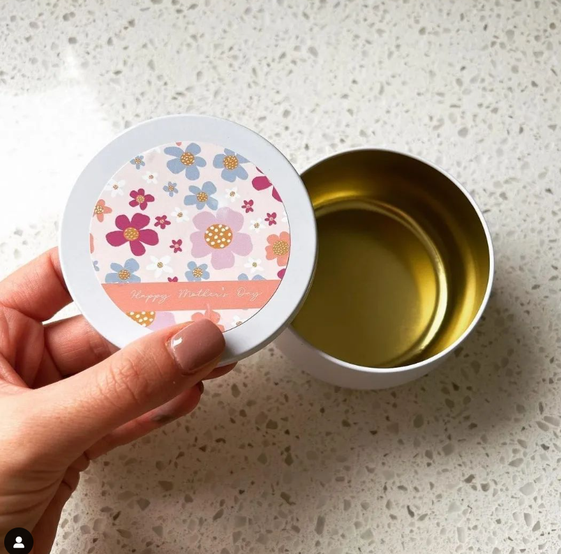 Jess Walker Mothers Day 2022 Vinyl Label Pack TWO (ROUND) Gloss/Matte