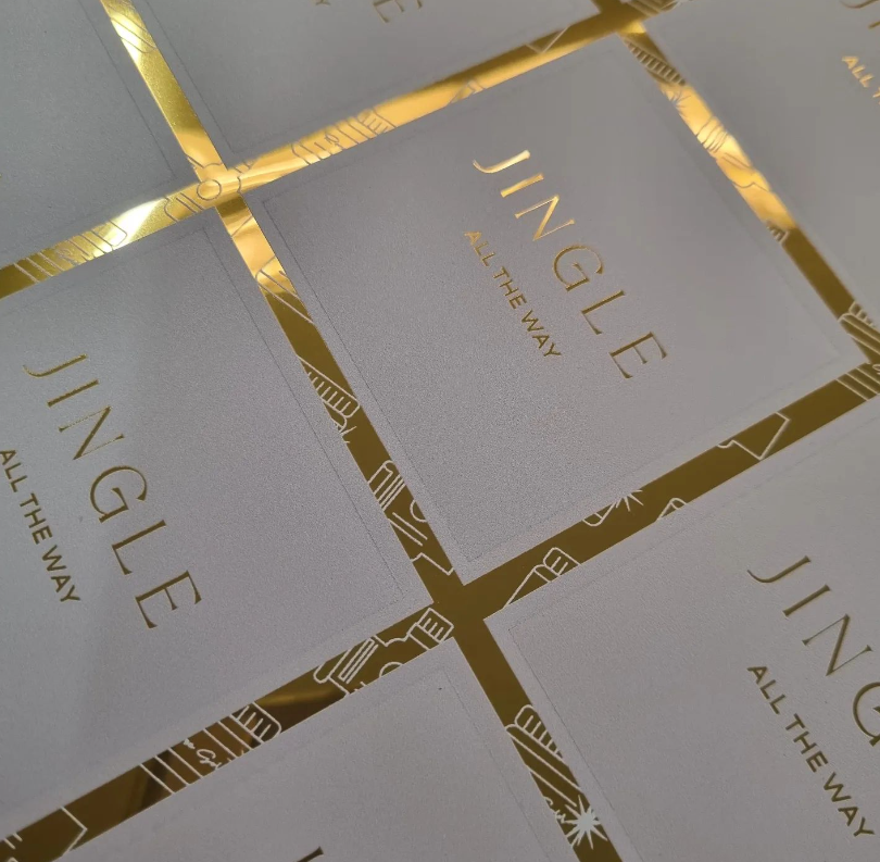 MINIMALIST COLLECTION CHRISTMAS - DESIGN THREE - SQUARE - FOIL