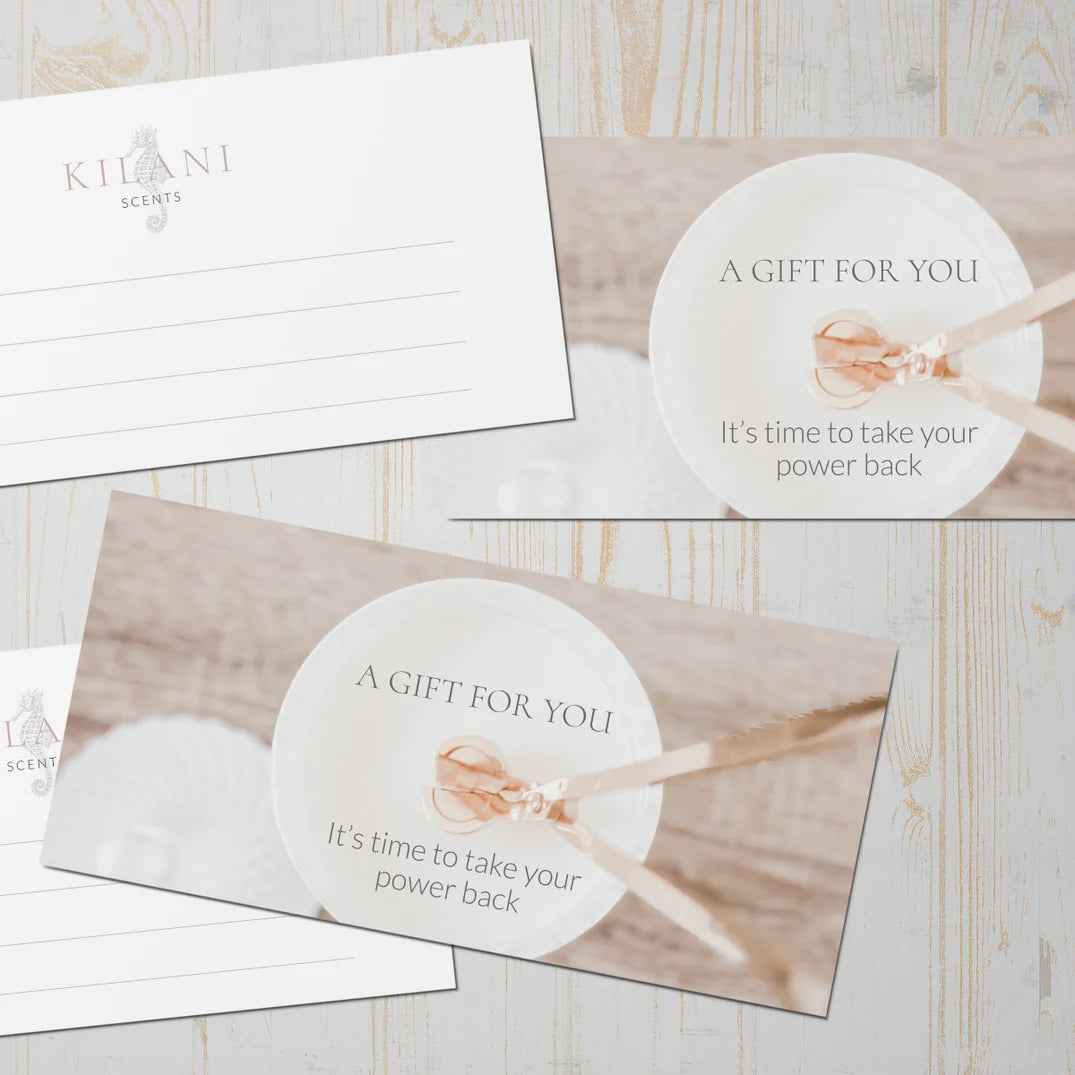 100% recycled ECO 350gsm Custom Gift Certificates