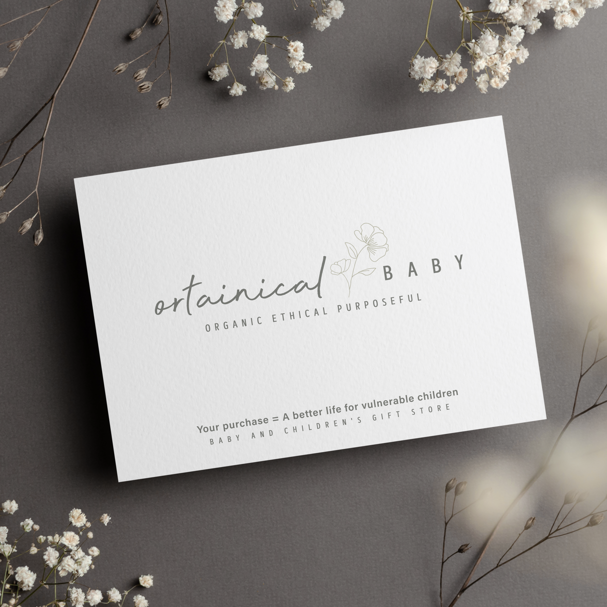 Velvet Laminate Thank you Card