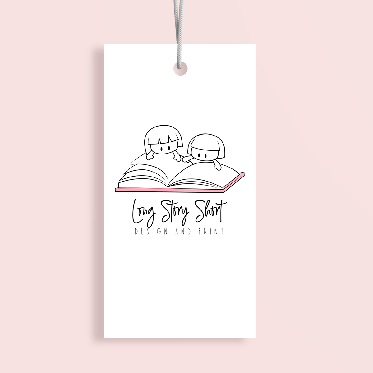 60x40mm Square Velvet Laminate 400gsm Swing Tags