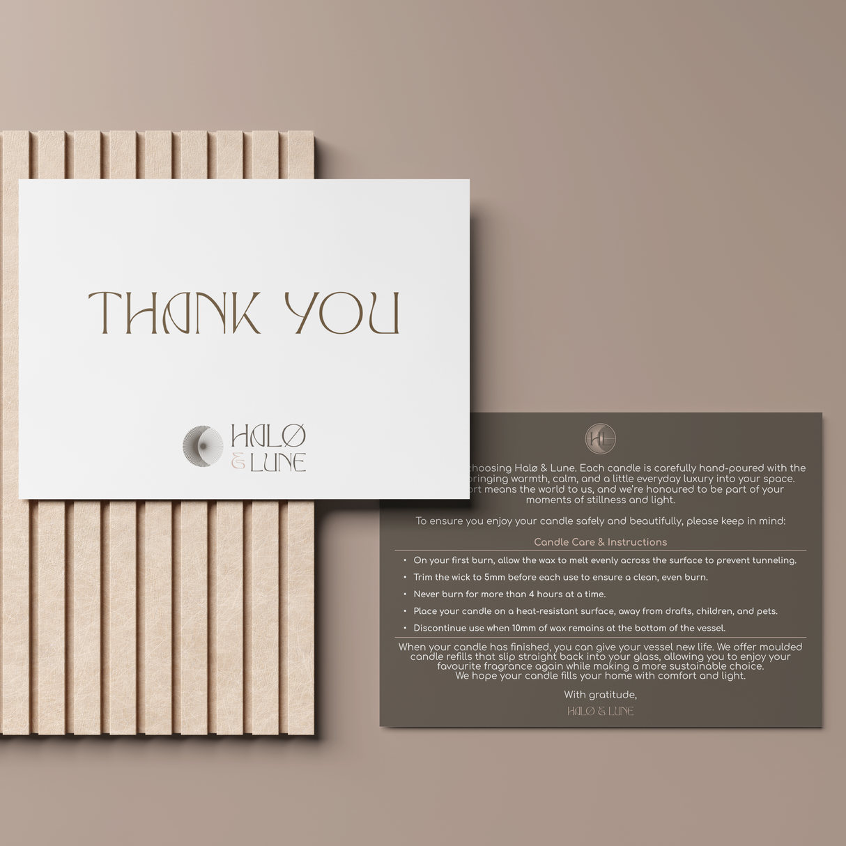 Postcard / Thank You Card Design