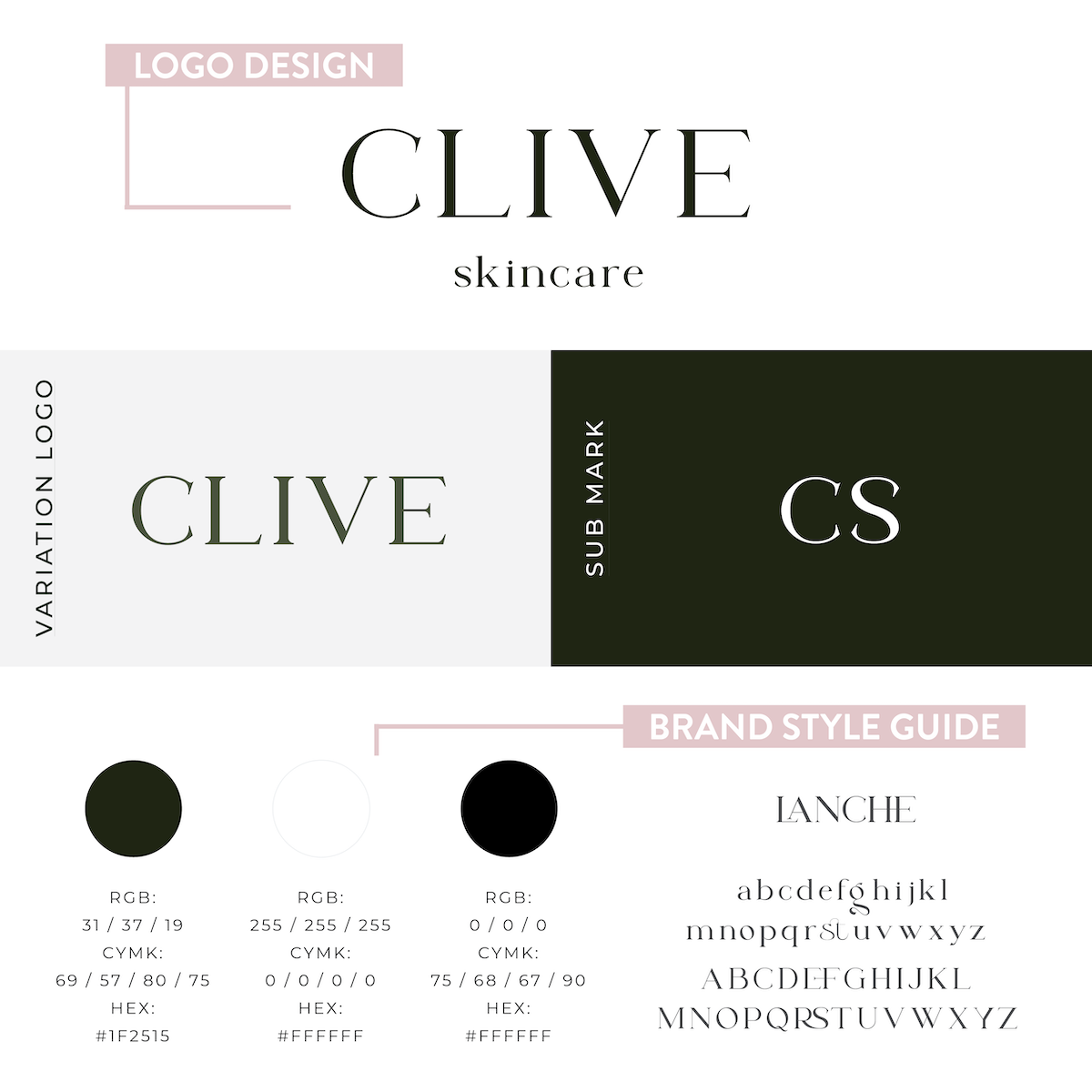 The Skincare Business Branding Package