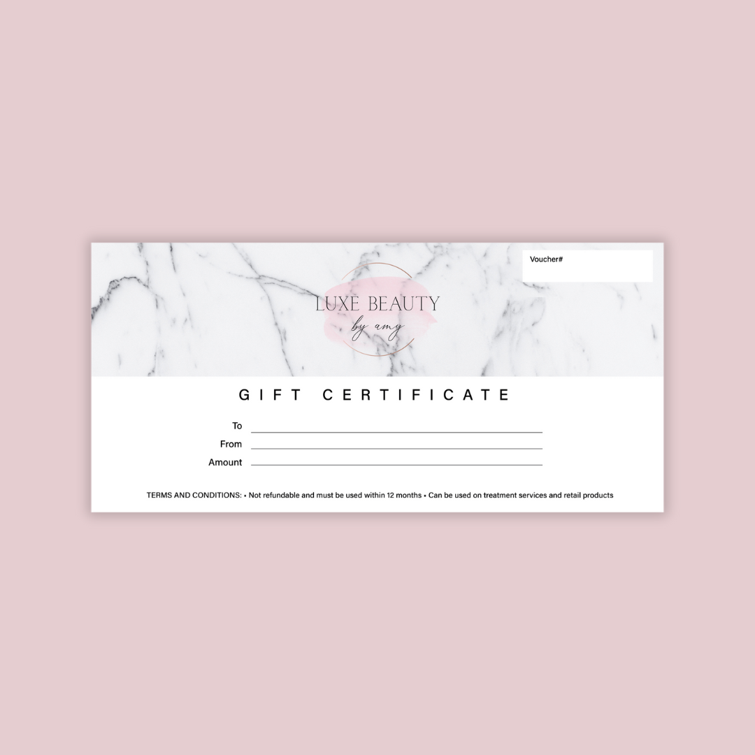 Gift Certificate Design - Editable Canva Template