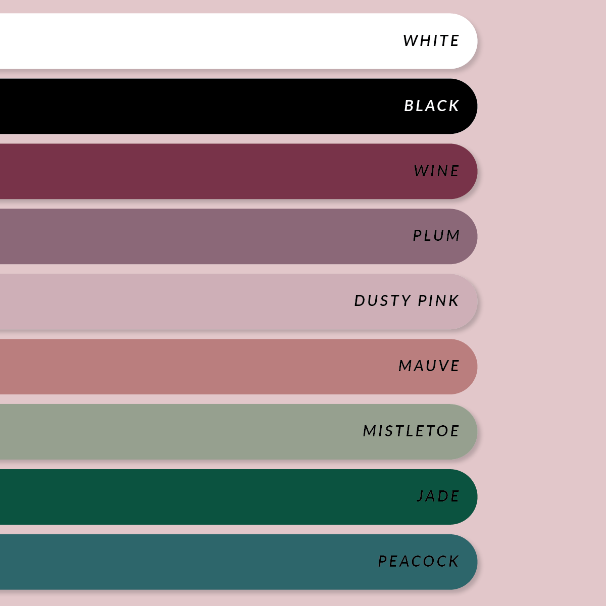 The Minimalist Collection Christmas - DESIGN FIVE - ROUND - Matte/Gloss