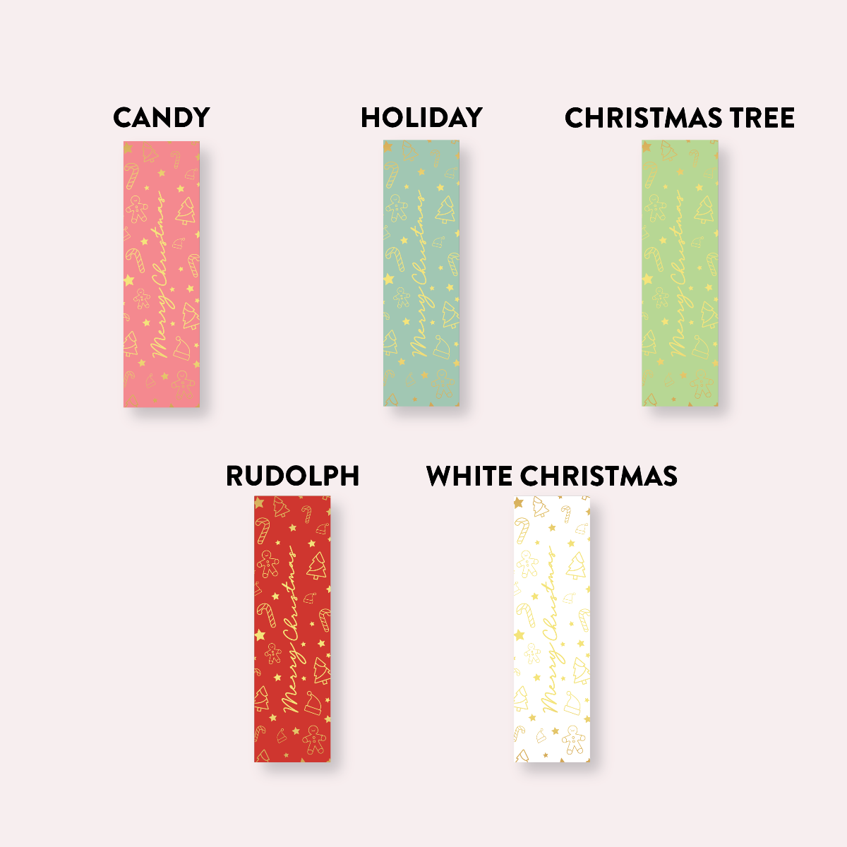 The Jewel Collection - Merry Christmas - Pattern - SLIM