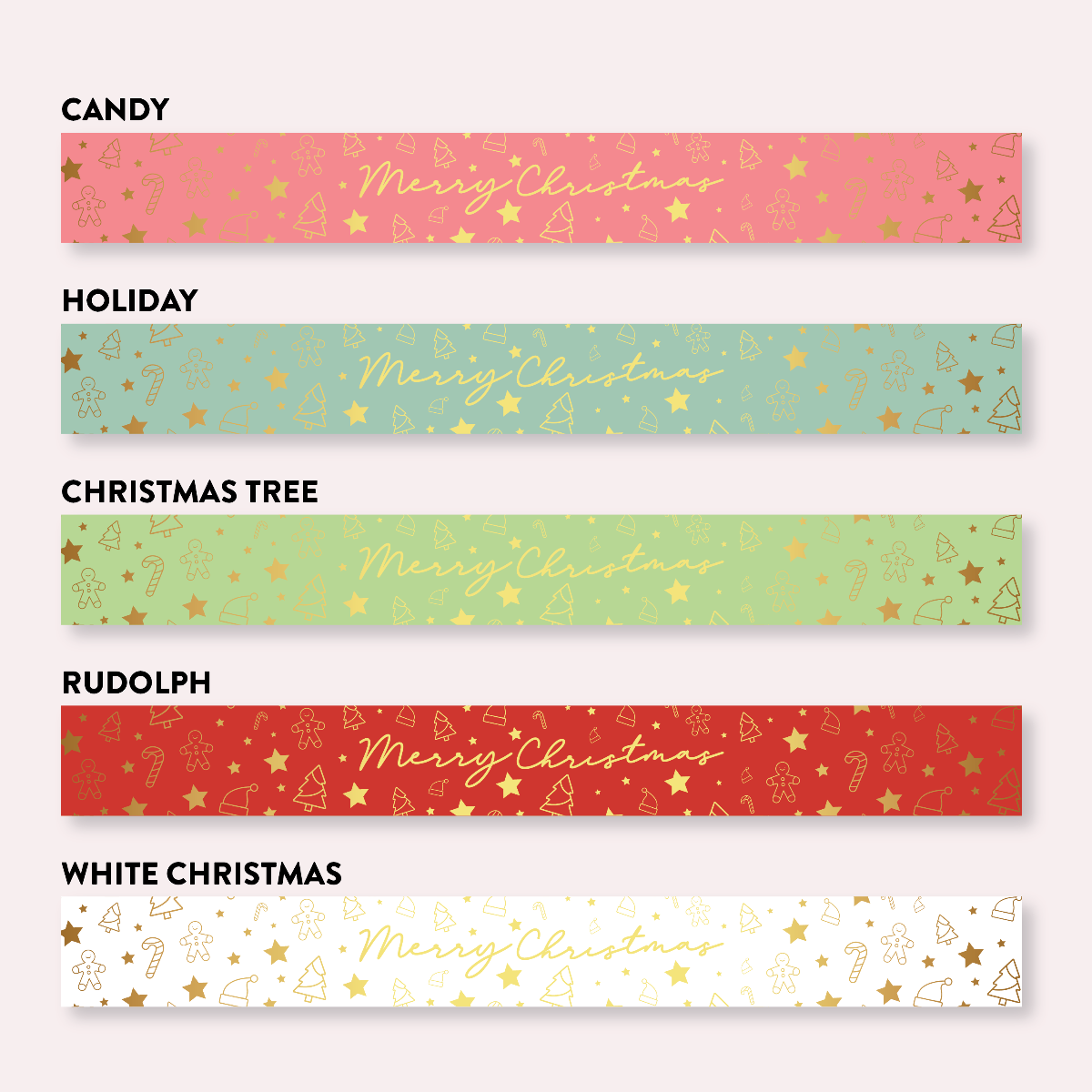 The Jewel Collection - Merry Christmas - PATTERN - TRAVEL TIN WRAP