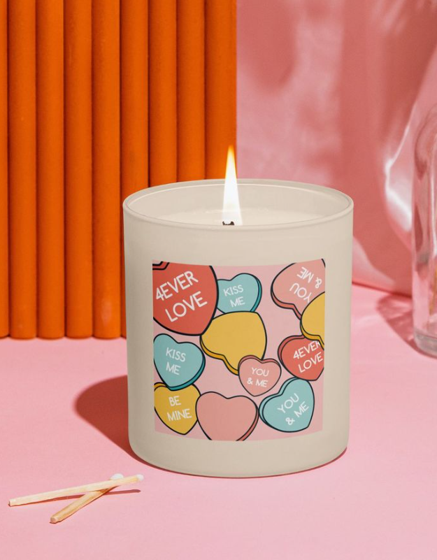 Valentine Candy Square Vinyl Label Pack