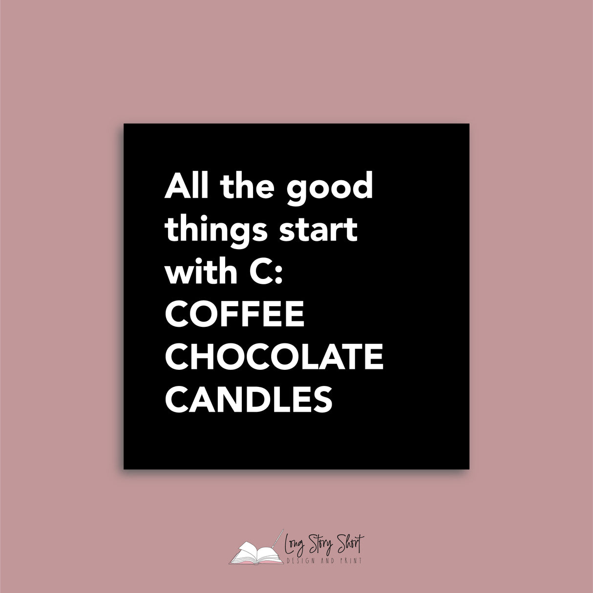 Candle Quotes BLACK (Pack 3) Vinyl Label Pack