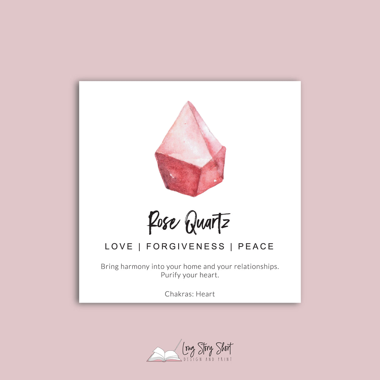 Crystal (Pack 1) Vinyl Label Pack