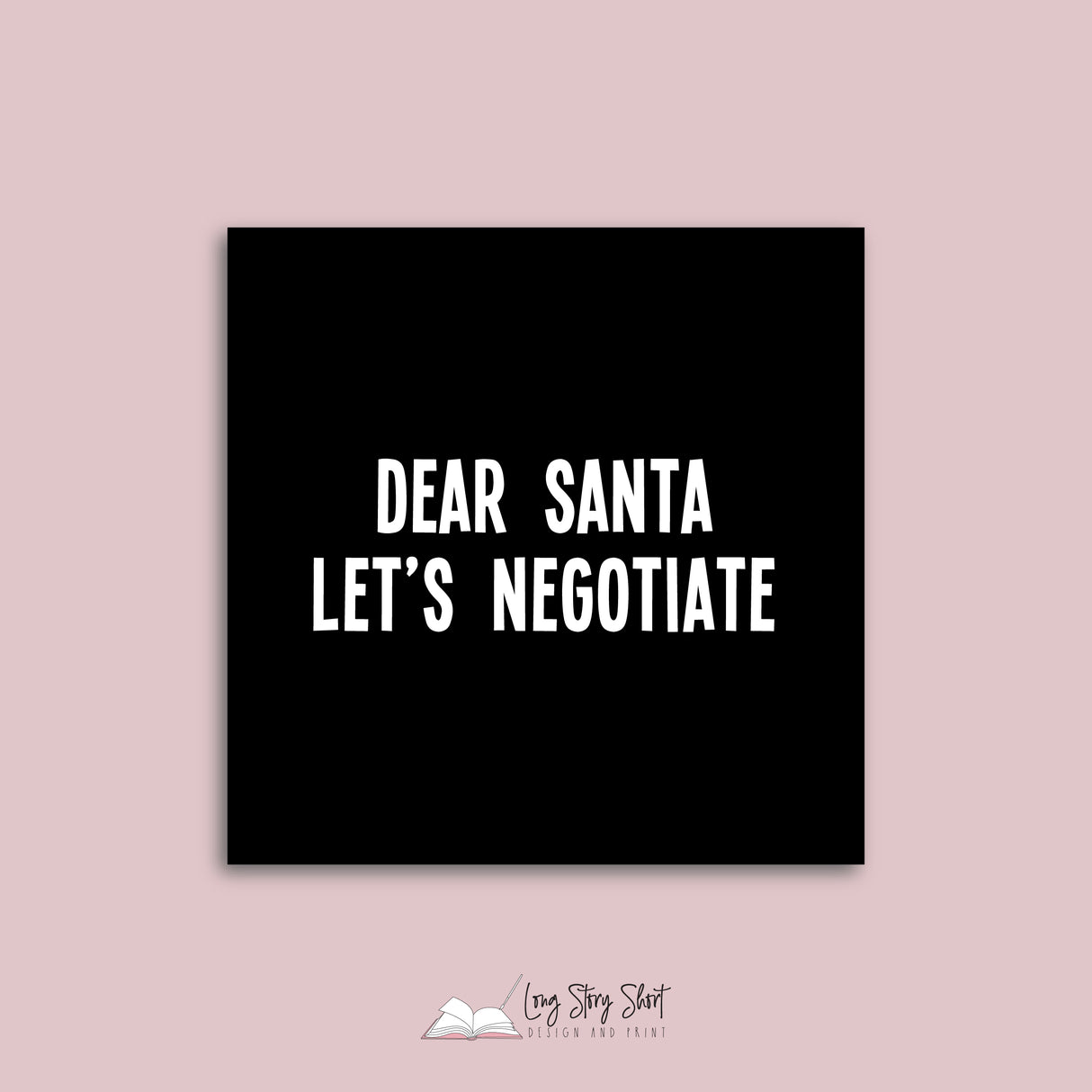 Funny Christmas Vinyl Label Pack Square Matte/Gloss