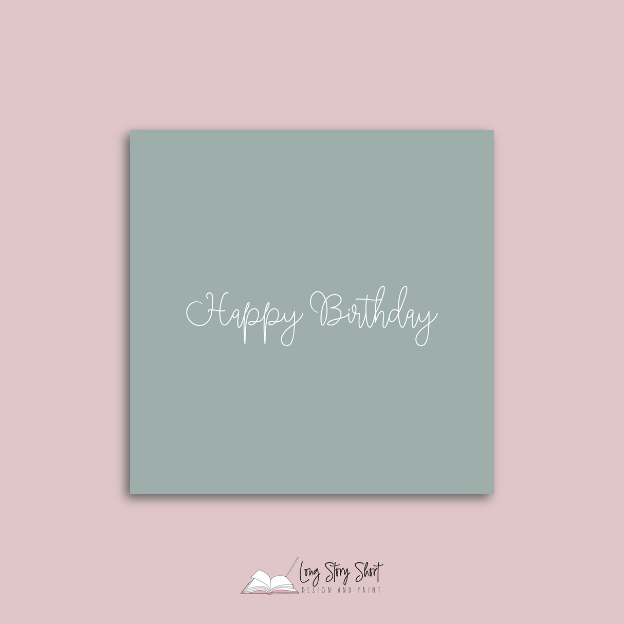 Green Happy Birthday Vinyl Label Pack