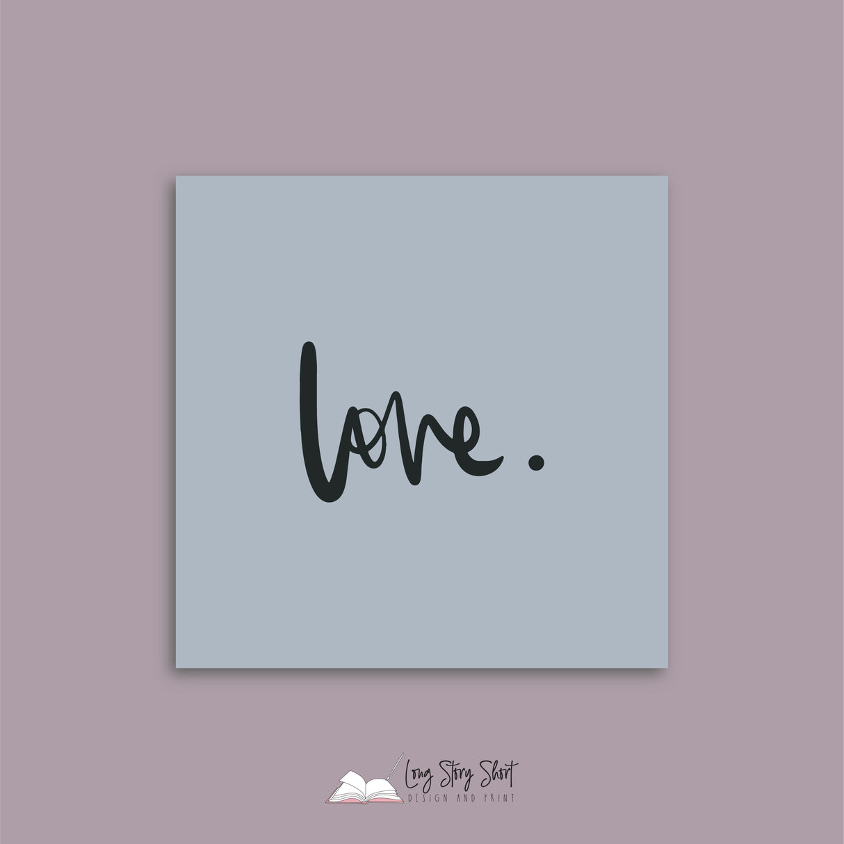 Grey Hand Lettered Christmas Vinyl Label Pack Square Matte/Gloss