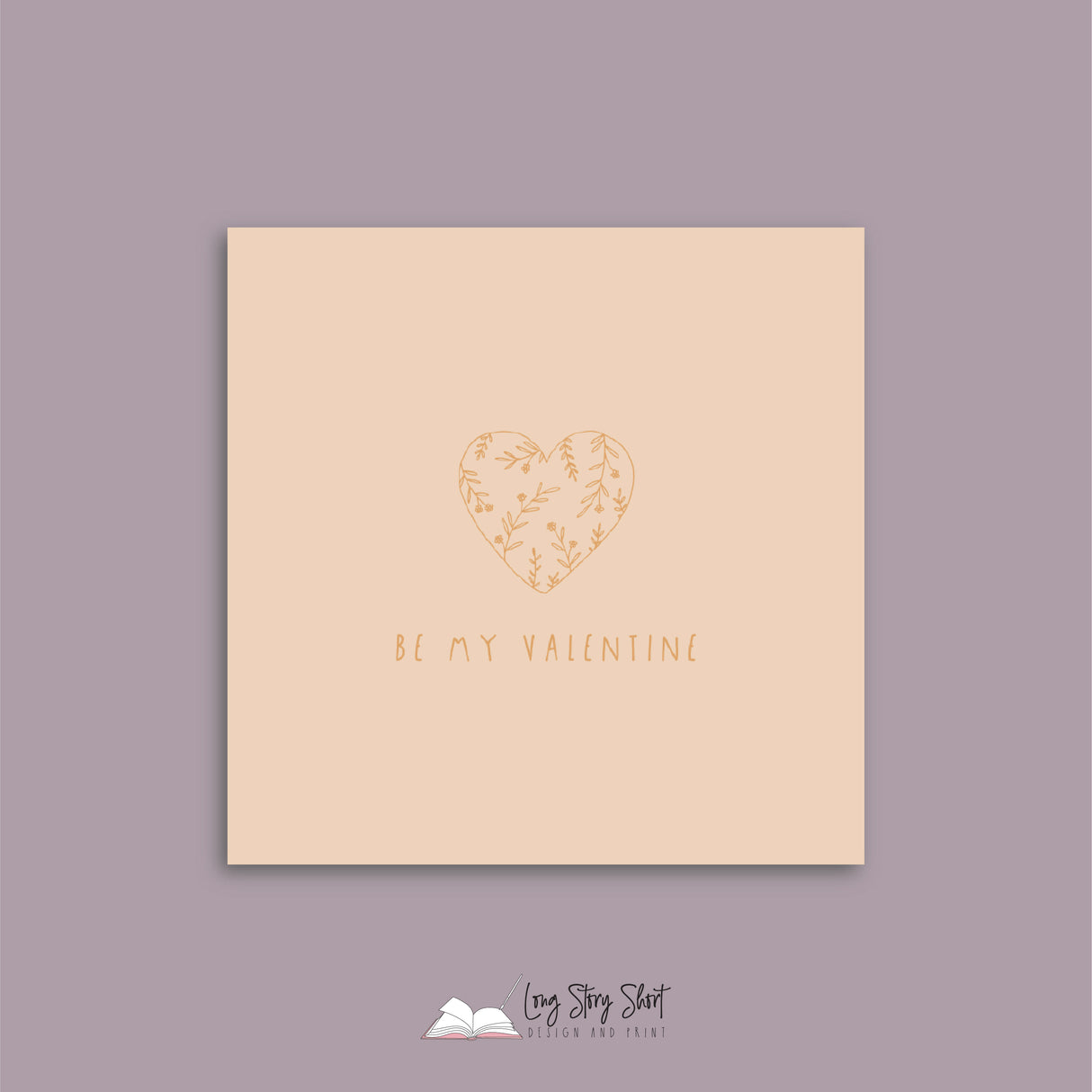 Illustrated Valentines Day Vinyl Label Pack