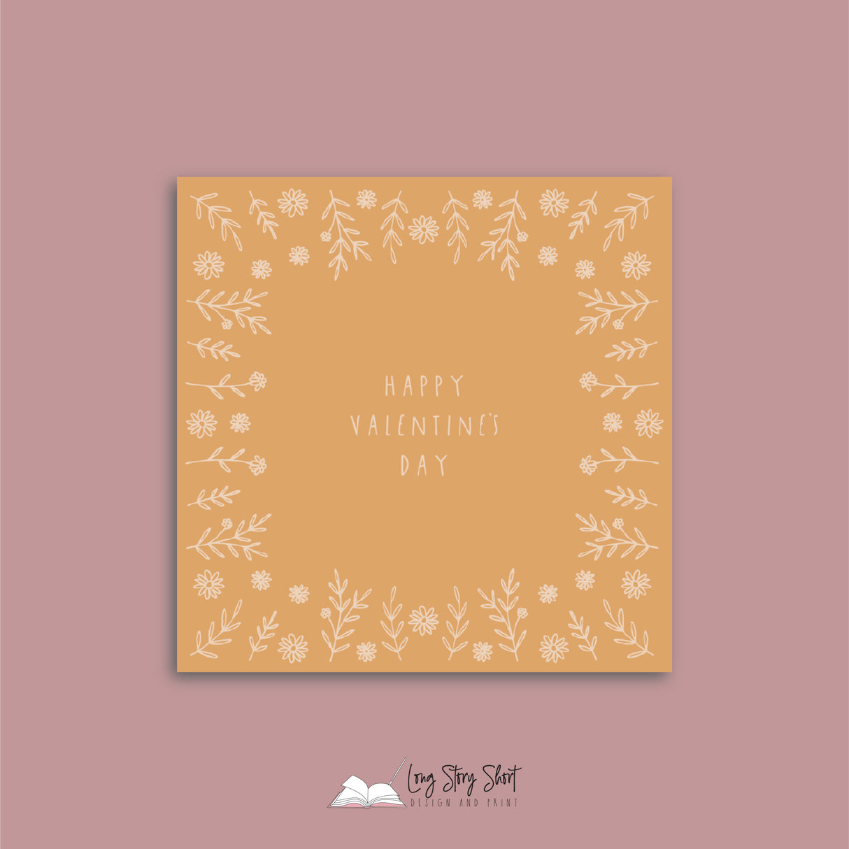 Illustrated Valentines Day Vinyl Label Pack