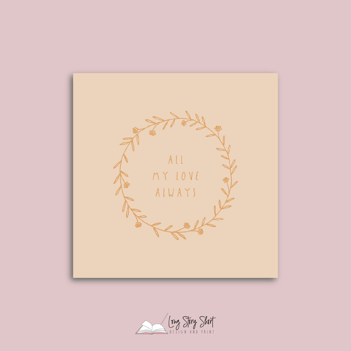 Illustrated Valentines Day Vinyl Label Pack