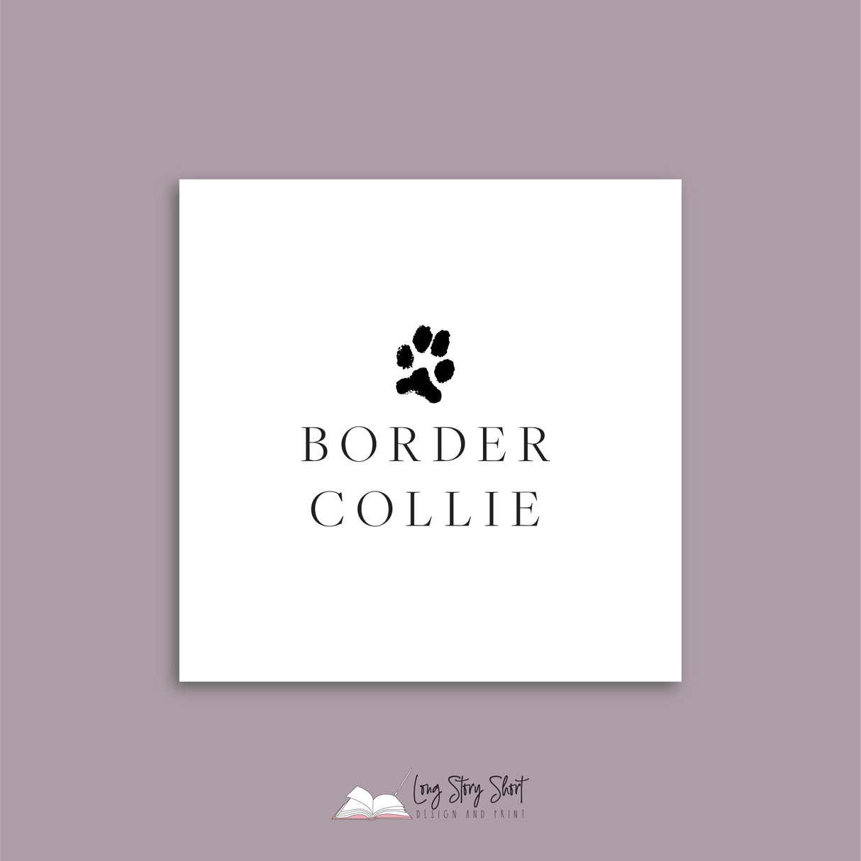 It's a Dog's Life (Border Collie) Vinyl Label Pack