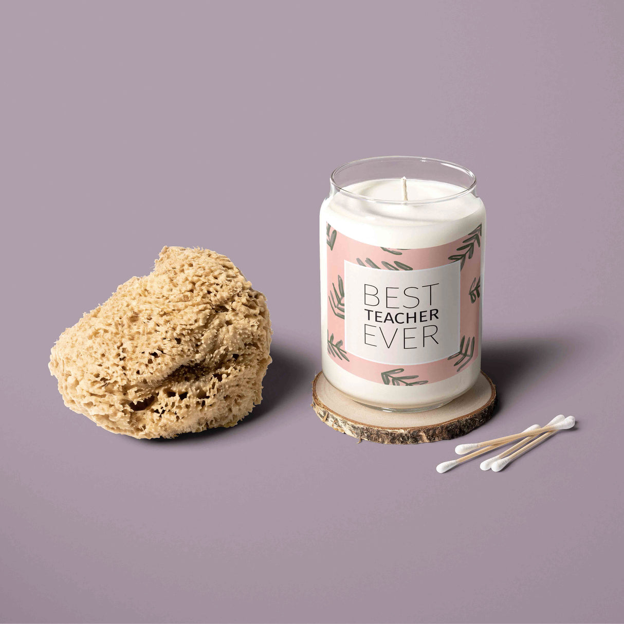 Best Teacher Ever Square Vinyl Label Pack Matte/Gloss