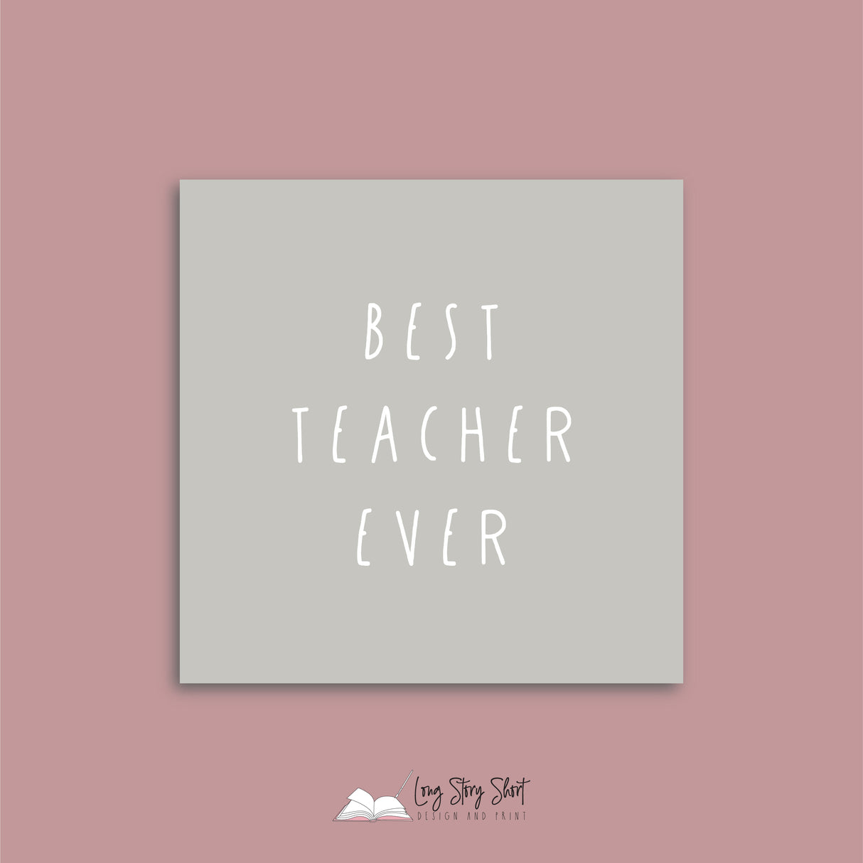 Best Teacher Ever Teacher Appreciation Vinyl Label Pack