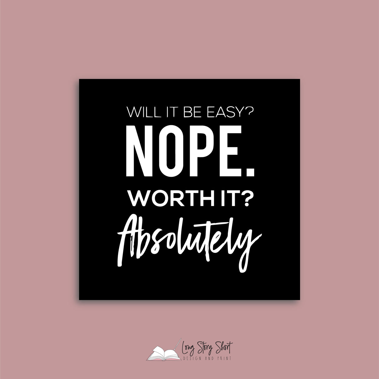 Black It's OK Vinyl Label Pack