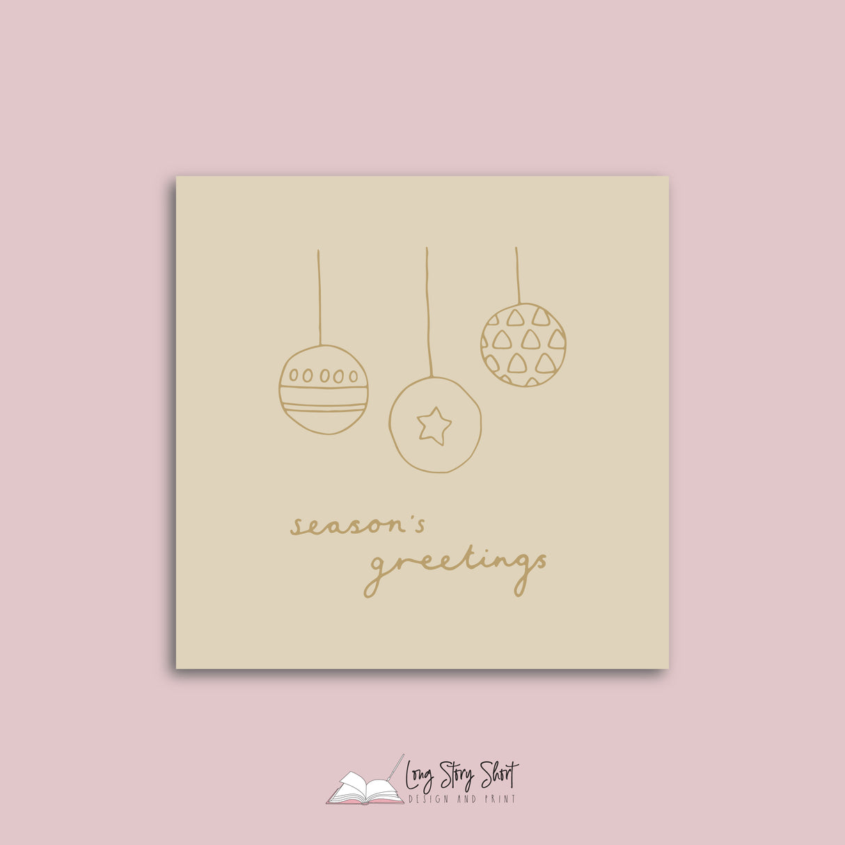 Pastel Stars and Lights Christmas Vinyl Label Pack Square Matte/Gloss