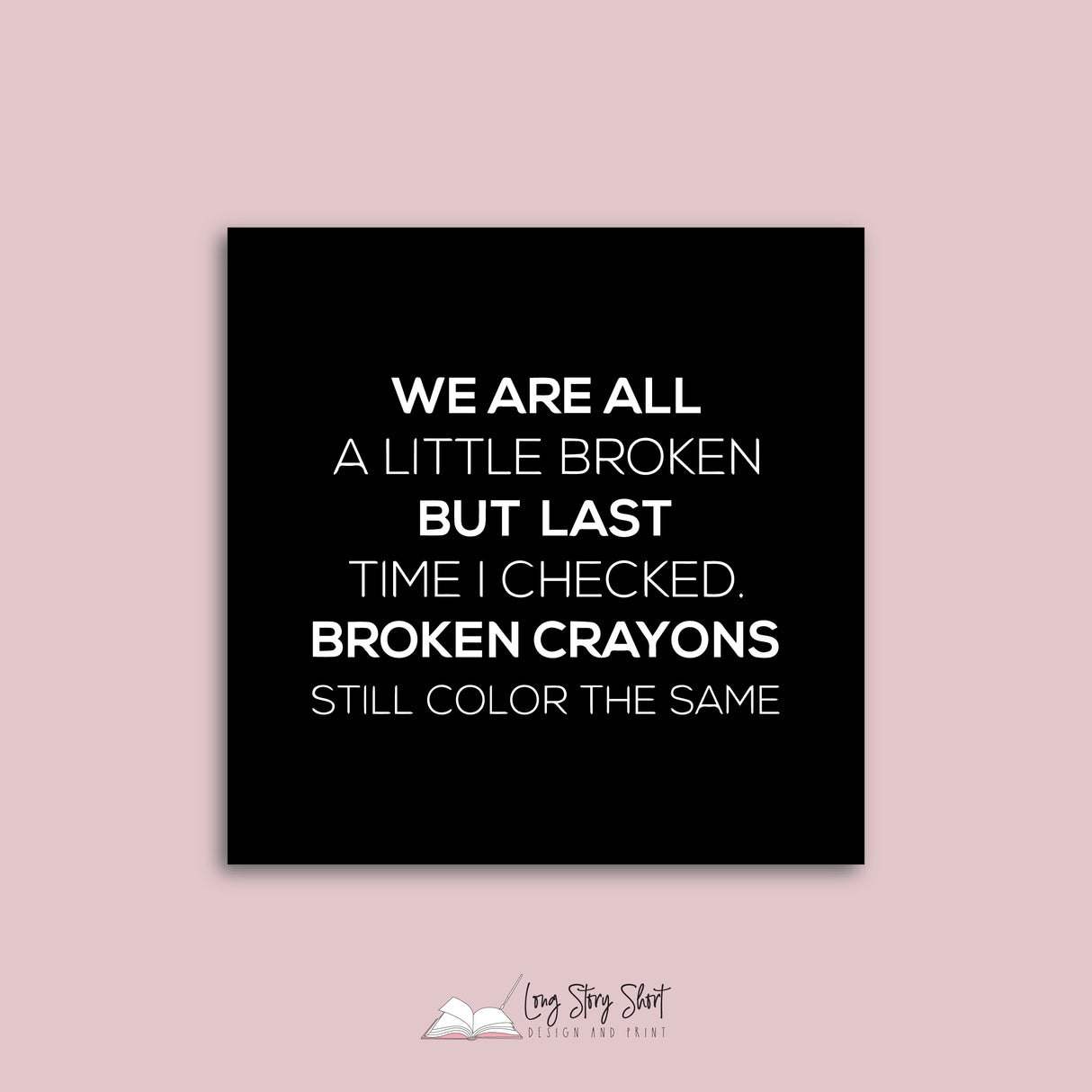 Black It's OK Vinyl Label Pack