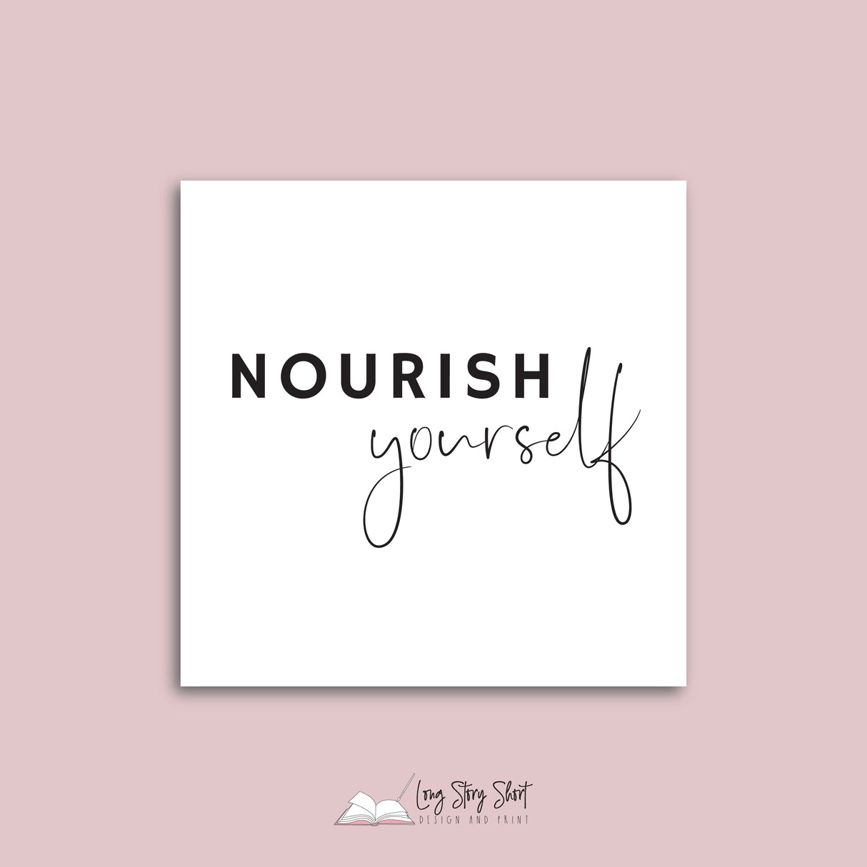 White Love Yourself Vinyl Label Pack