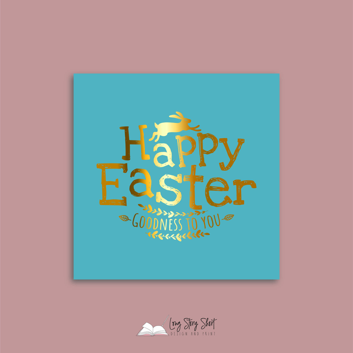 Happy Easter Goodness Vinyl Label Pack (Square) Matte/Gloss/Foil