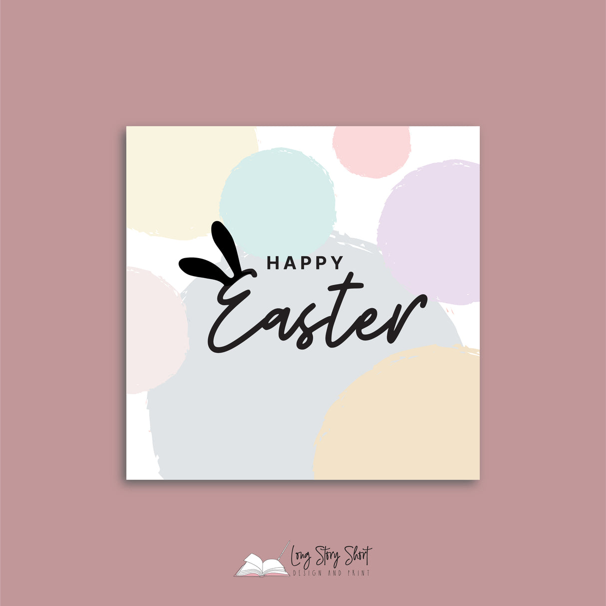 Happy Easter Spots Vinyl Label Pack (Square) Matte/Gloss/Foil