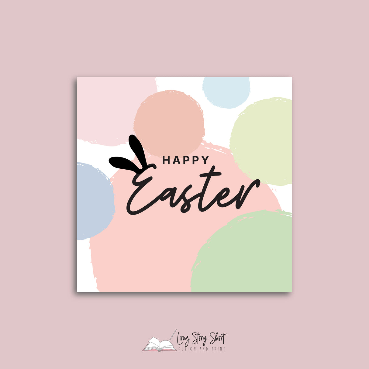 Happy Easter Spots Vinyl Label Pack (Square) Matte/Gloss/Foil