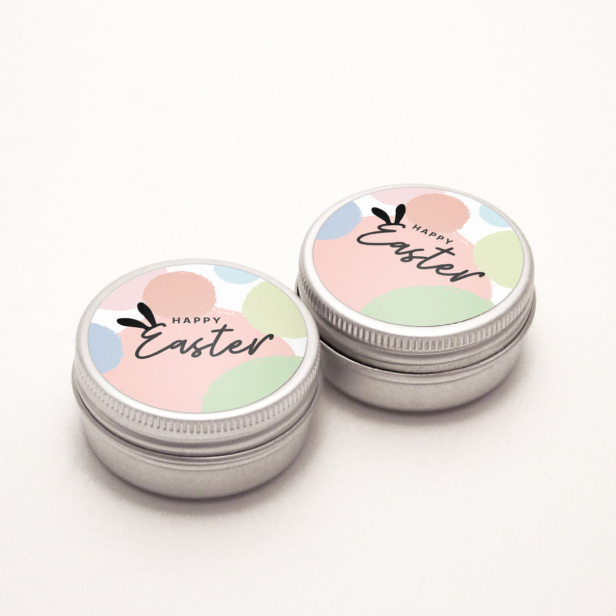 Happy Easter Spots Vinyl Label Pack (Round) Matte/Goss/Foil