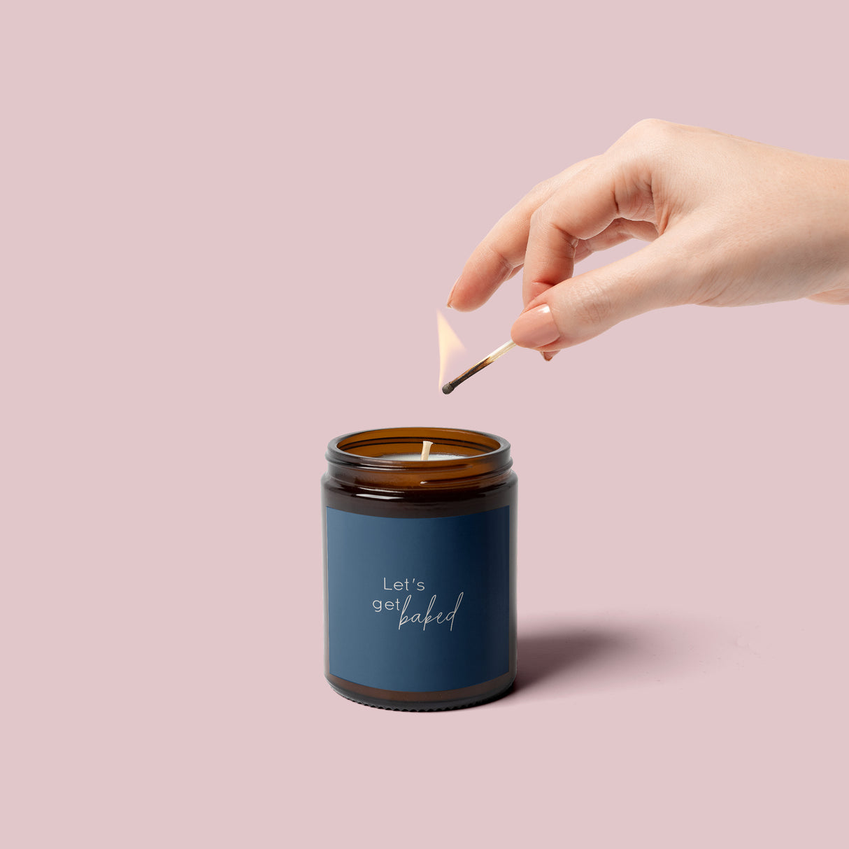 Let's Get Baked Christmas Vinyl Label Pack Christmas Square Matte/Gloss