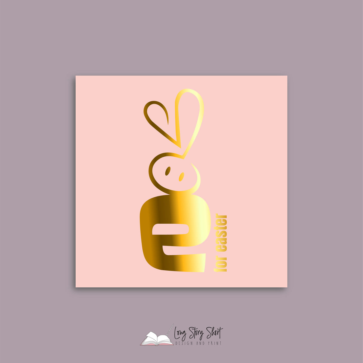 E for Easter Vinyl Label Pack (Square) Matte/Gloss/Foil
