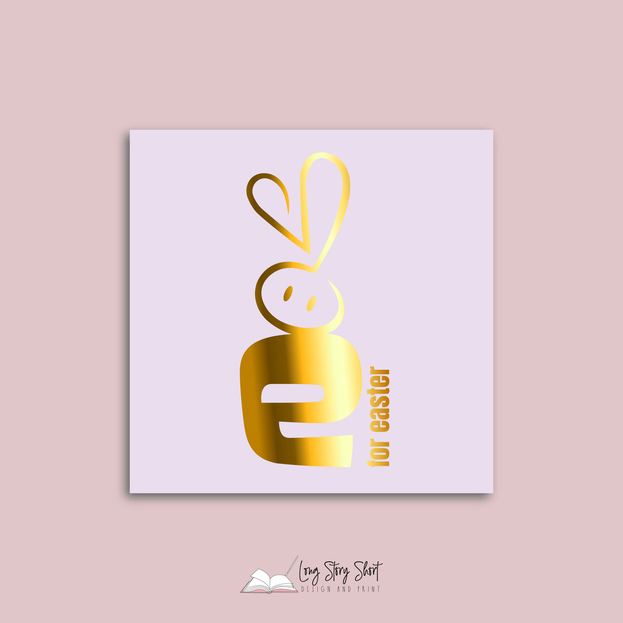 E for Easter Vinyl Label Pack (Square) Matte/Gloss/Foil